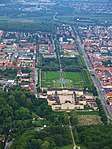 Residenzschloss in Ludwigsburg — Luftaufnahme 2010